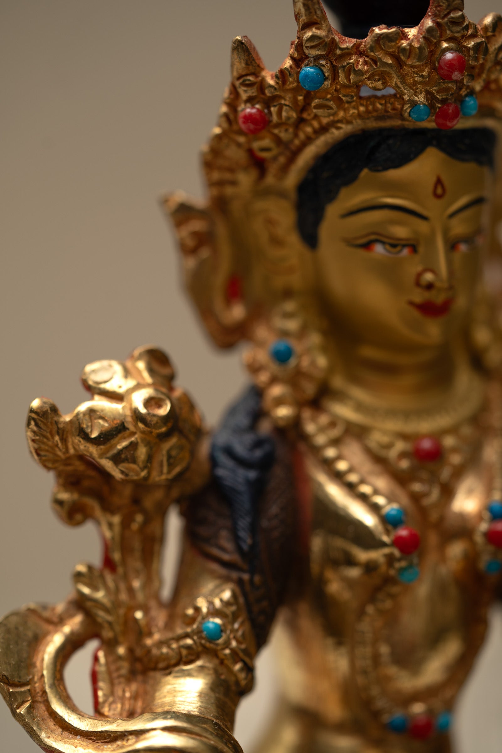 Green Tara - Handcrafted Statue 