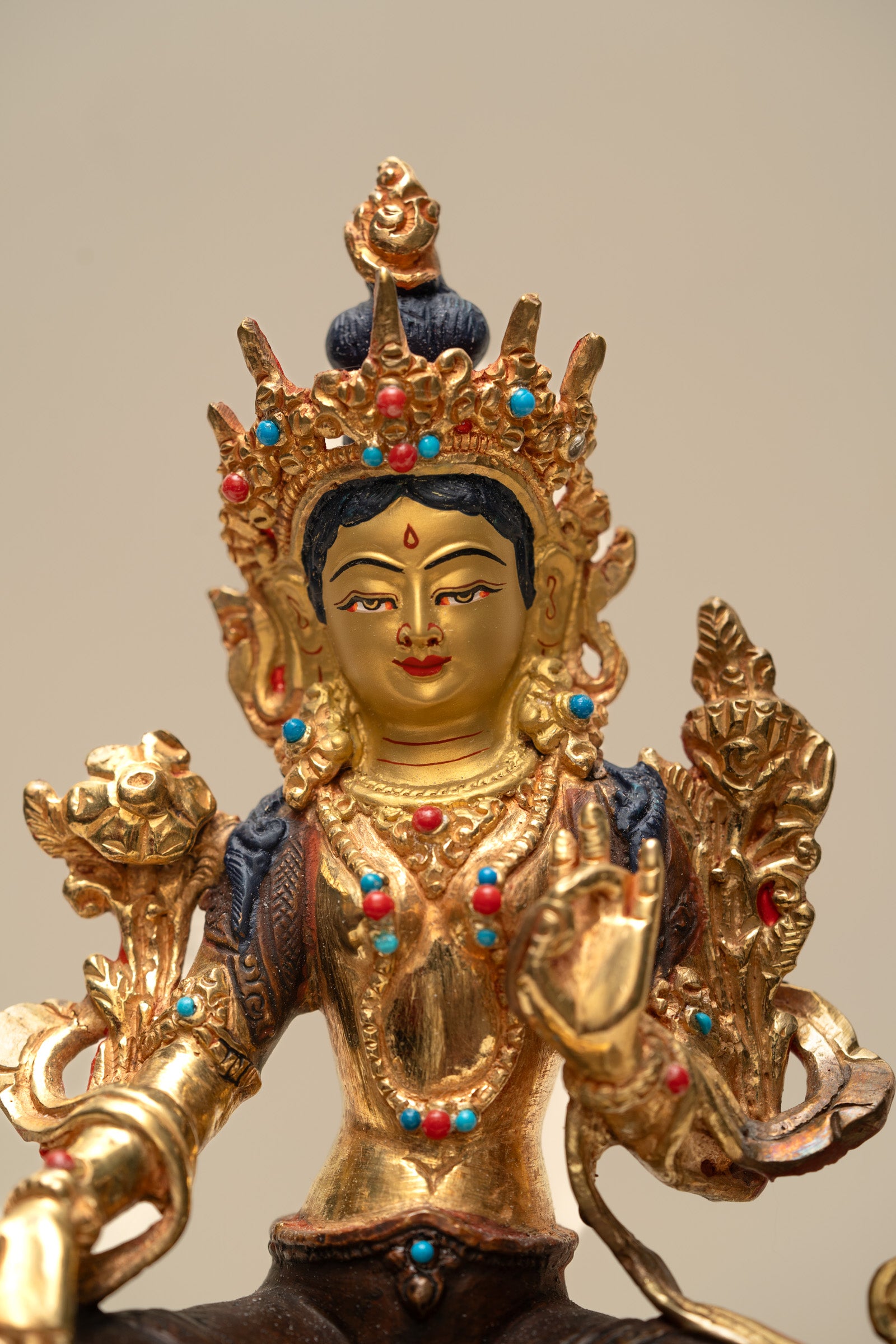 Green Tara - Handcrafted Statue 