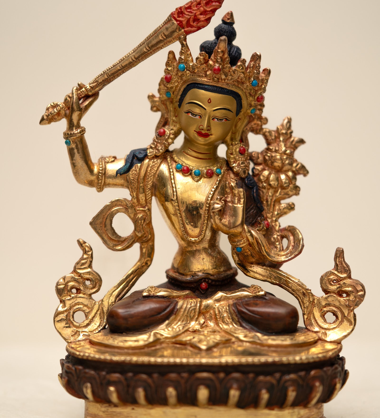 Manjushri Statue for prayer and meditation