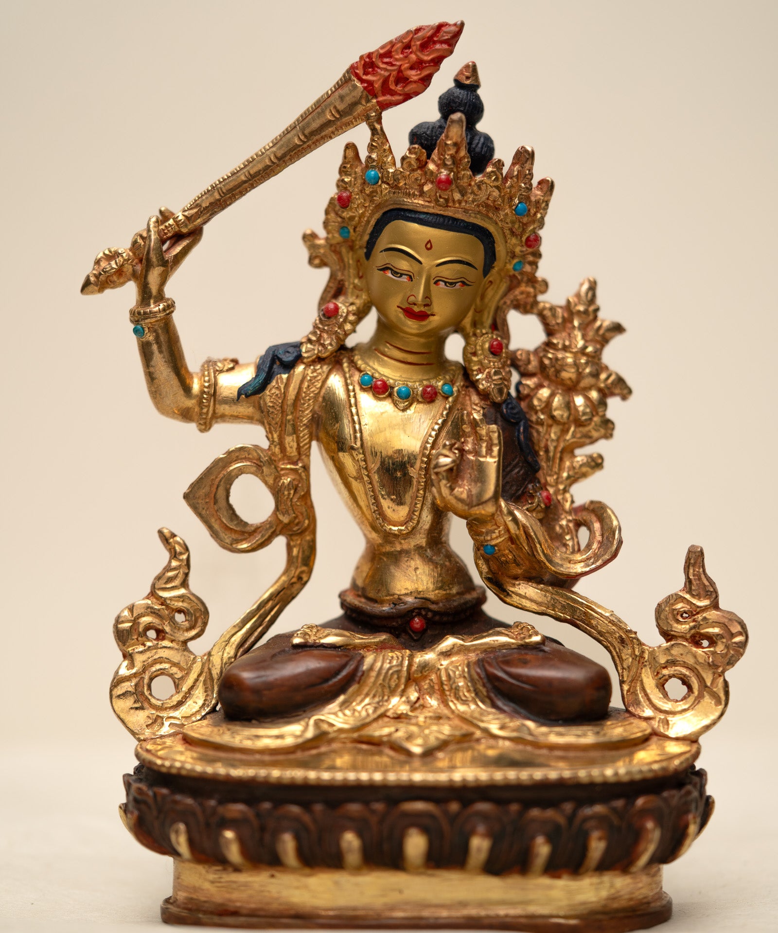 Manjushri Statue for prayer and meditation