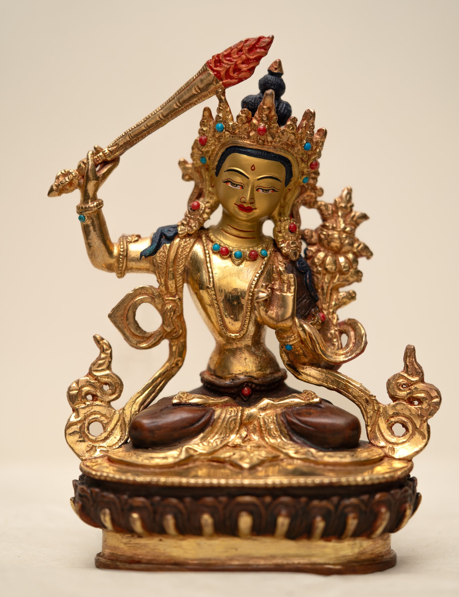 Manjushri Statue for prayer and meditation