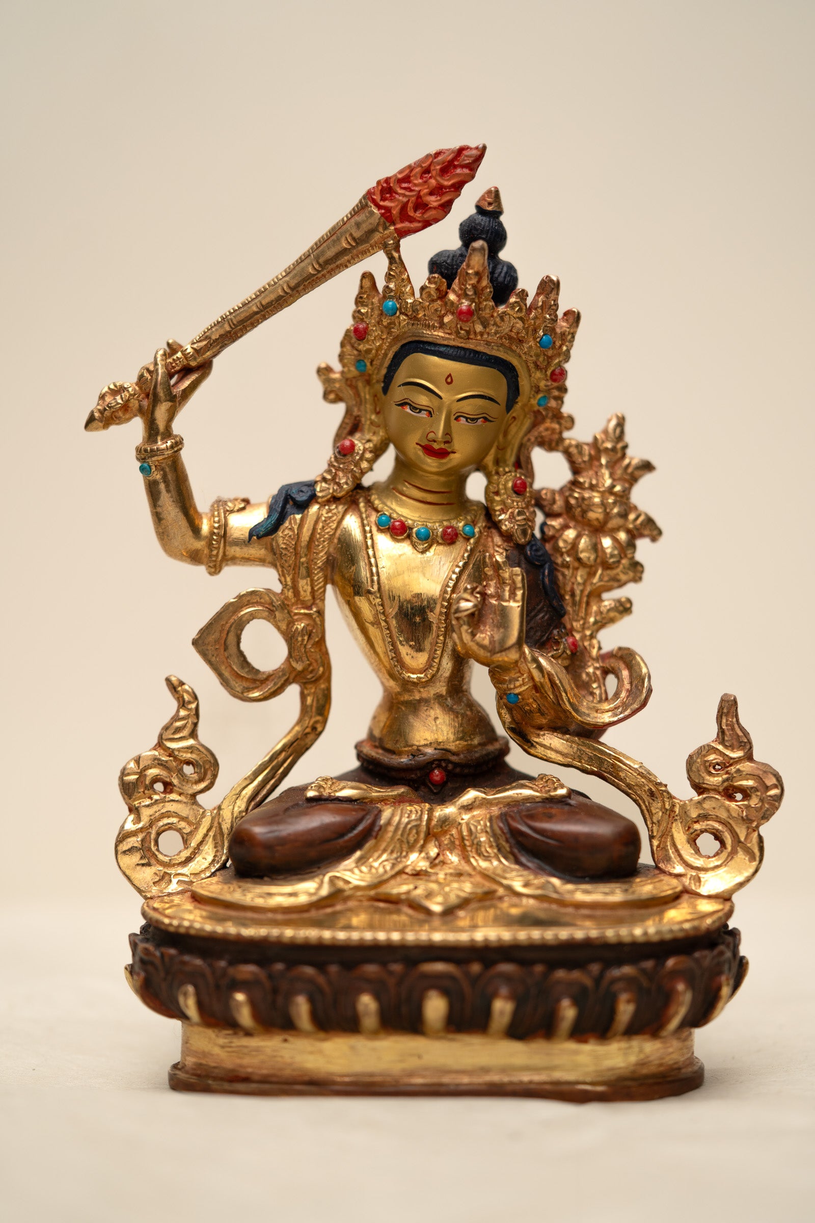 Manjushri Statue for prayer and meditation