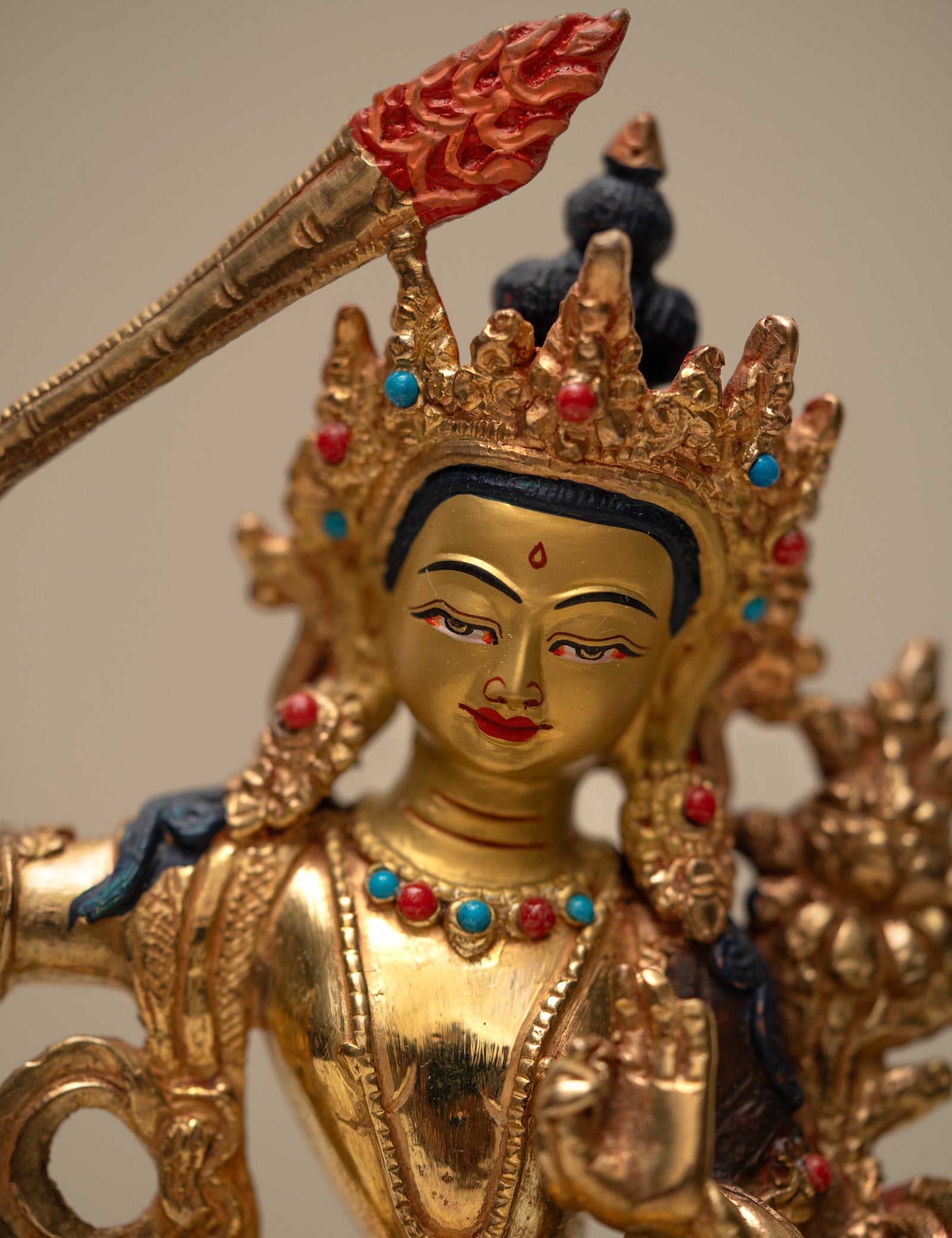 Manjushri Statue for prayer and meditation