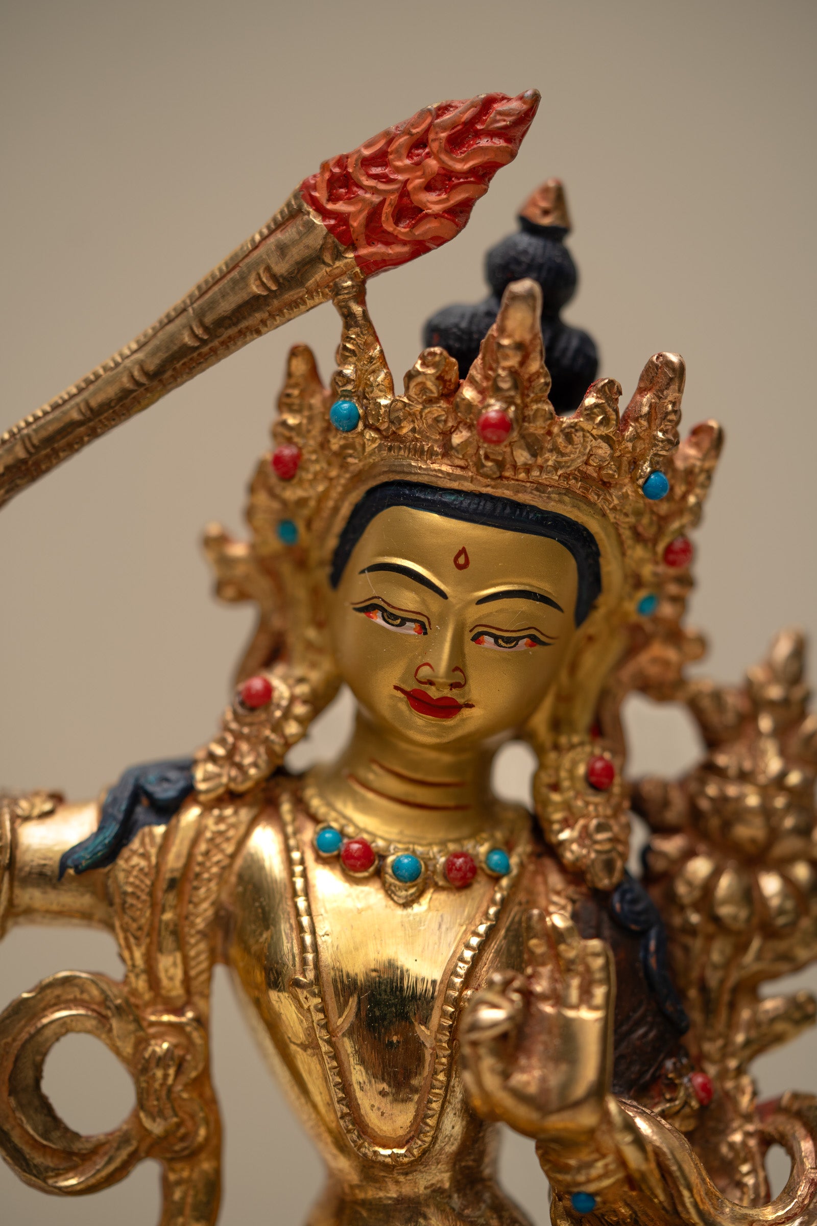 Manjushri Statue for prayer and meditation