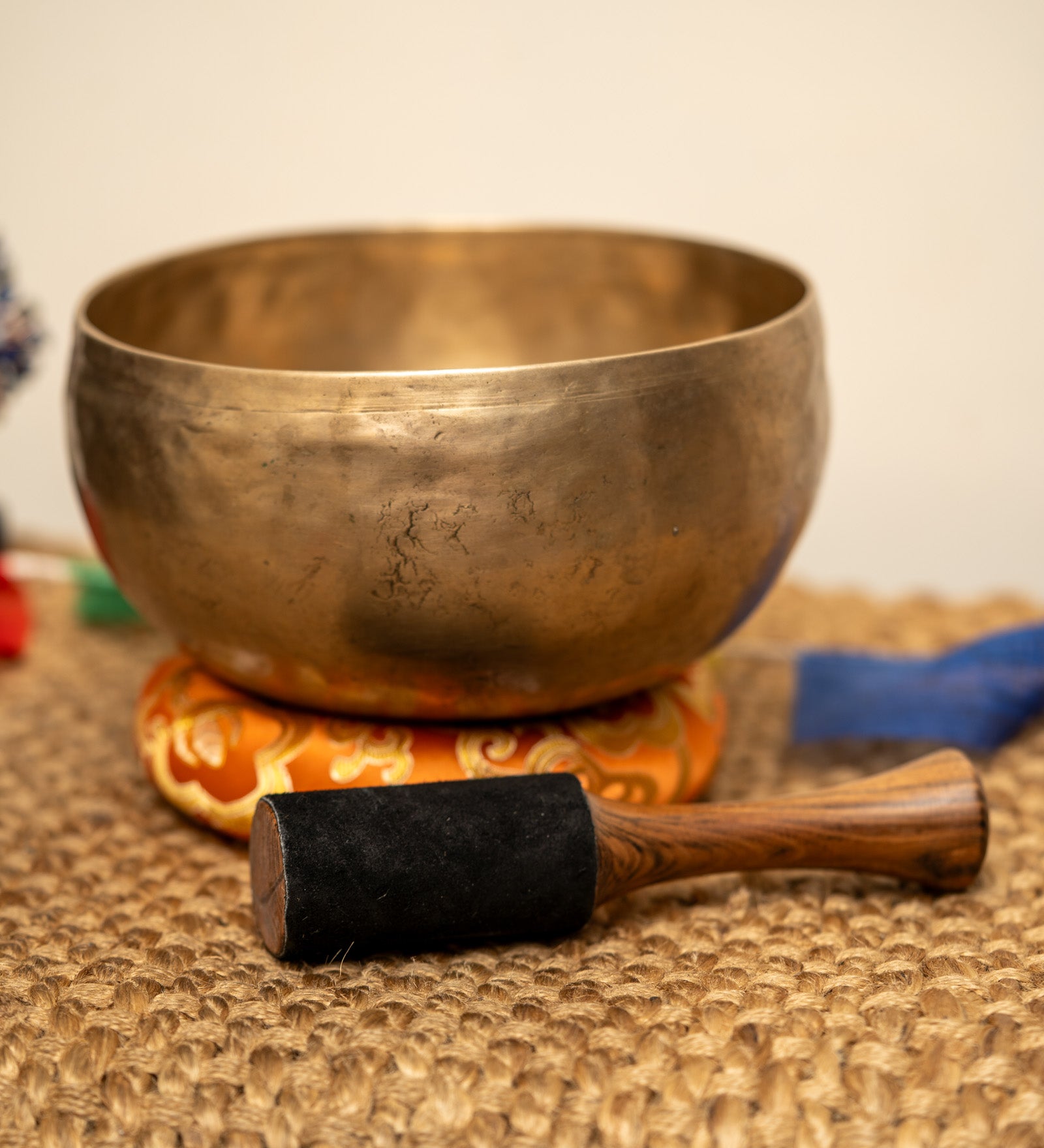 Thadobati Antique Singing Bowl for Sound Healing.