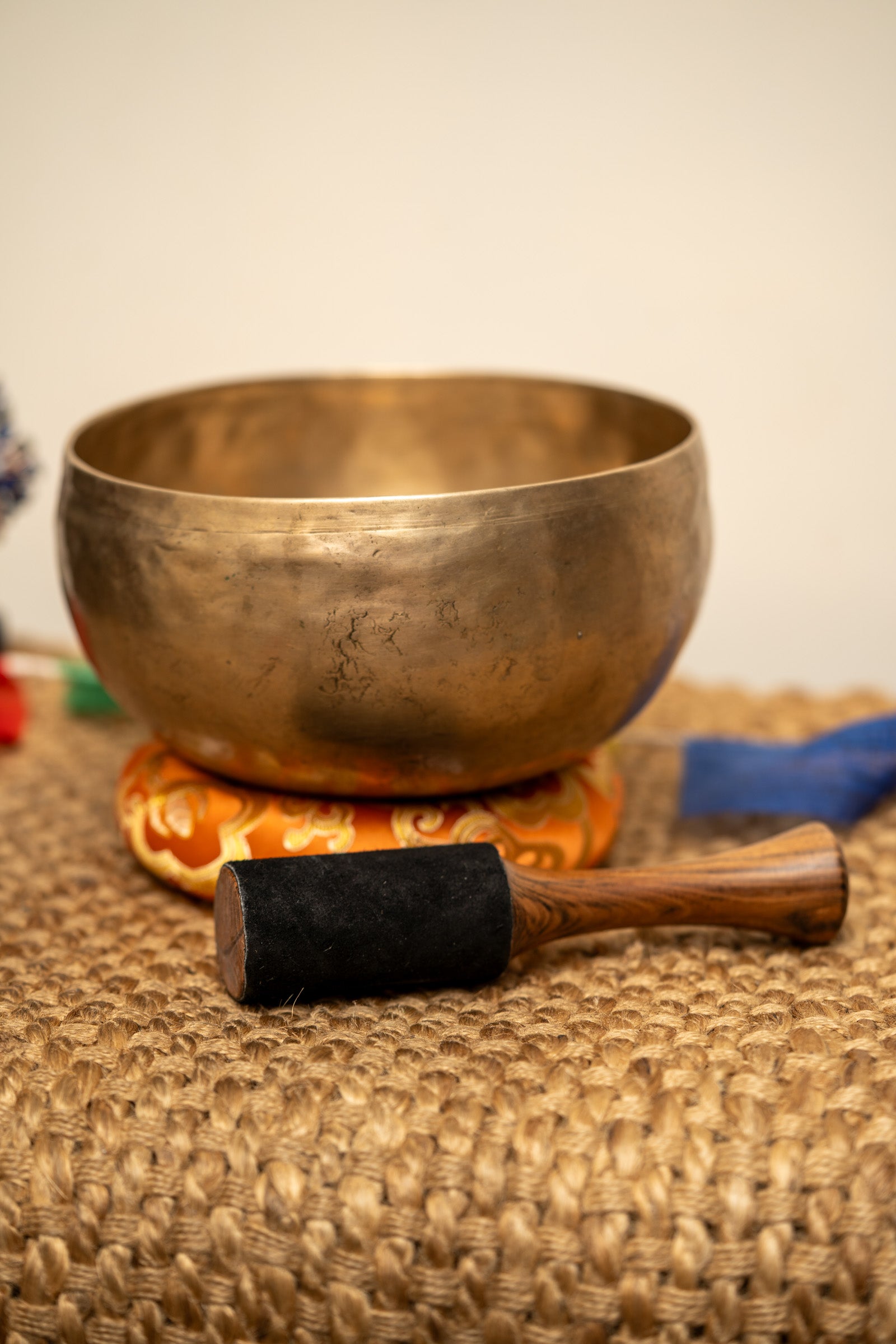 Thadobati Antique Singing Bowl for Sound Healing.