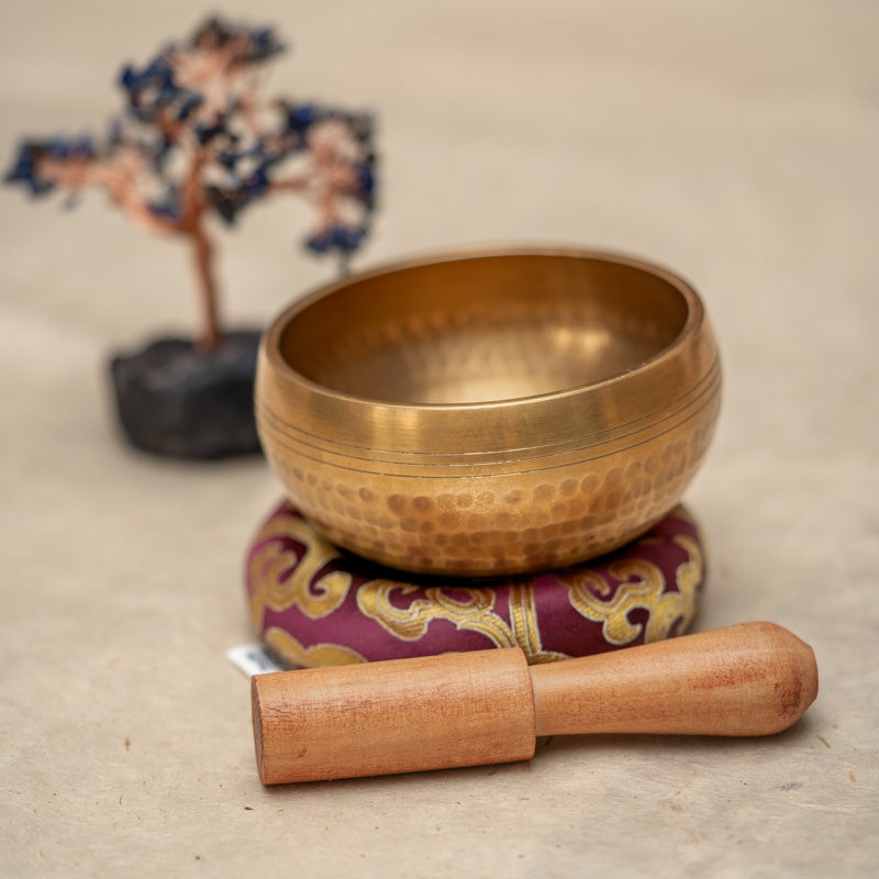 Hand Hammered dotted singing bowl best for gifts