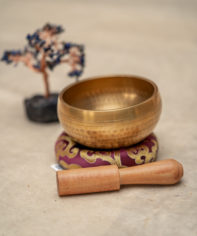 Hand Hammered dotted singing bowl best for gifts