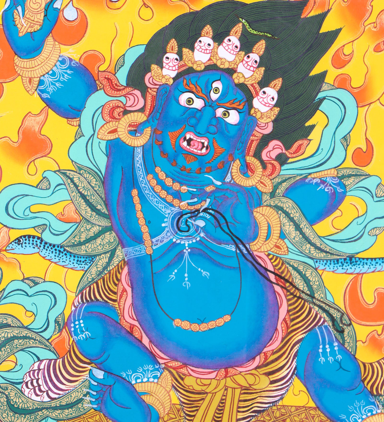 Vajrapani Thangka Painting for spirituality.