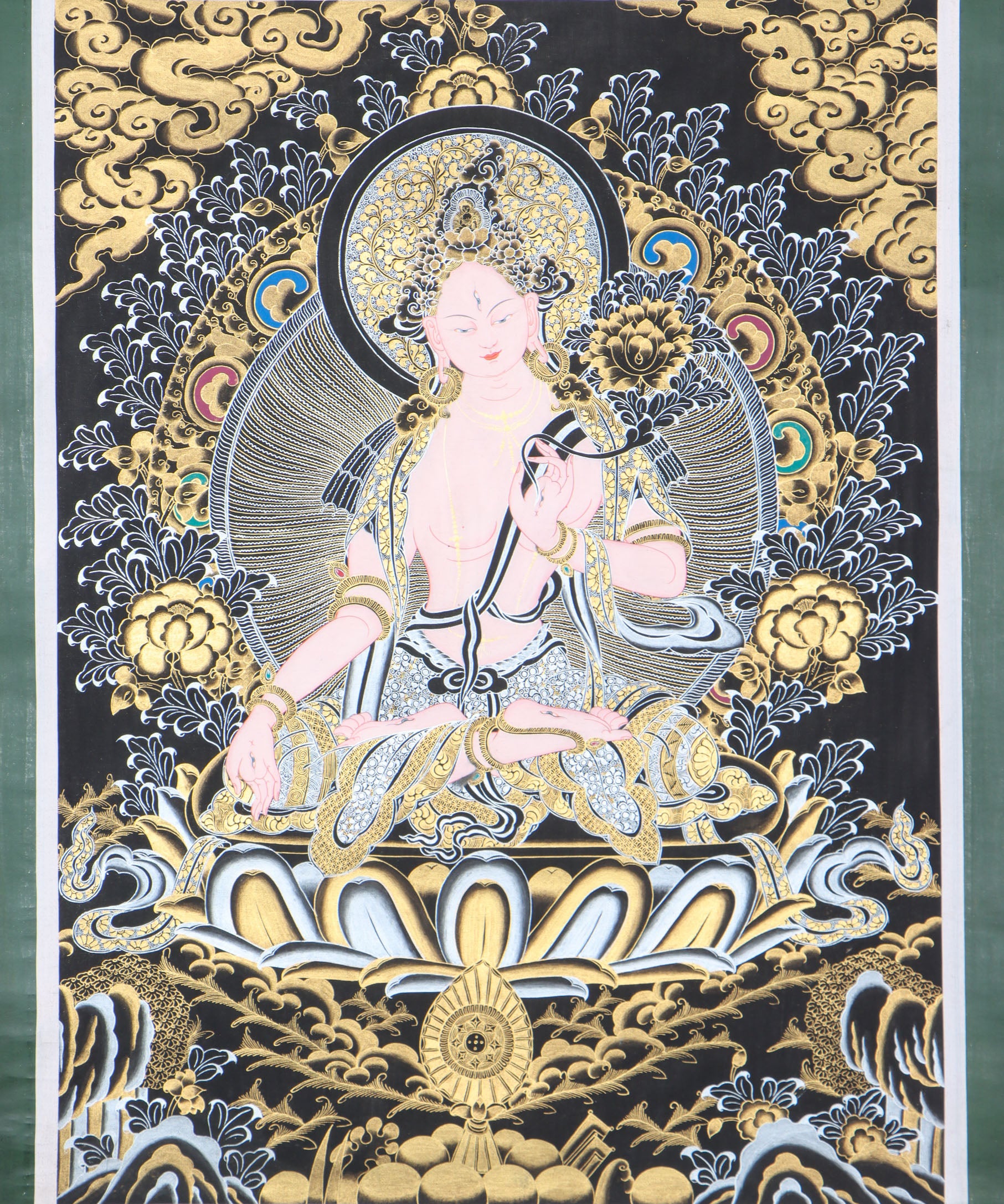 White Tara Thangka for guidance and blessings for long life.