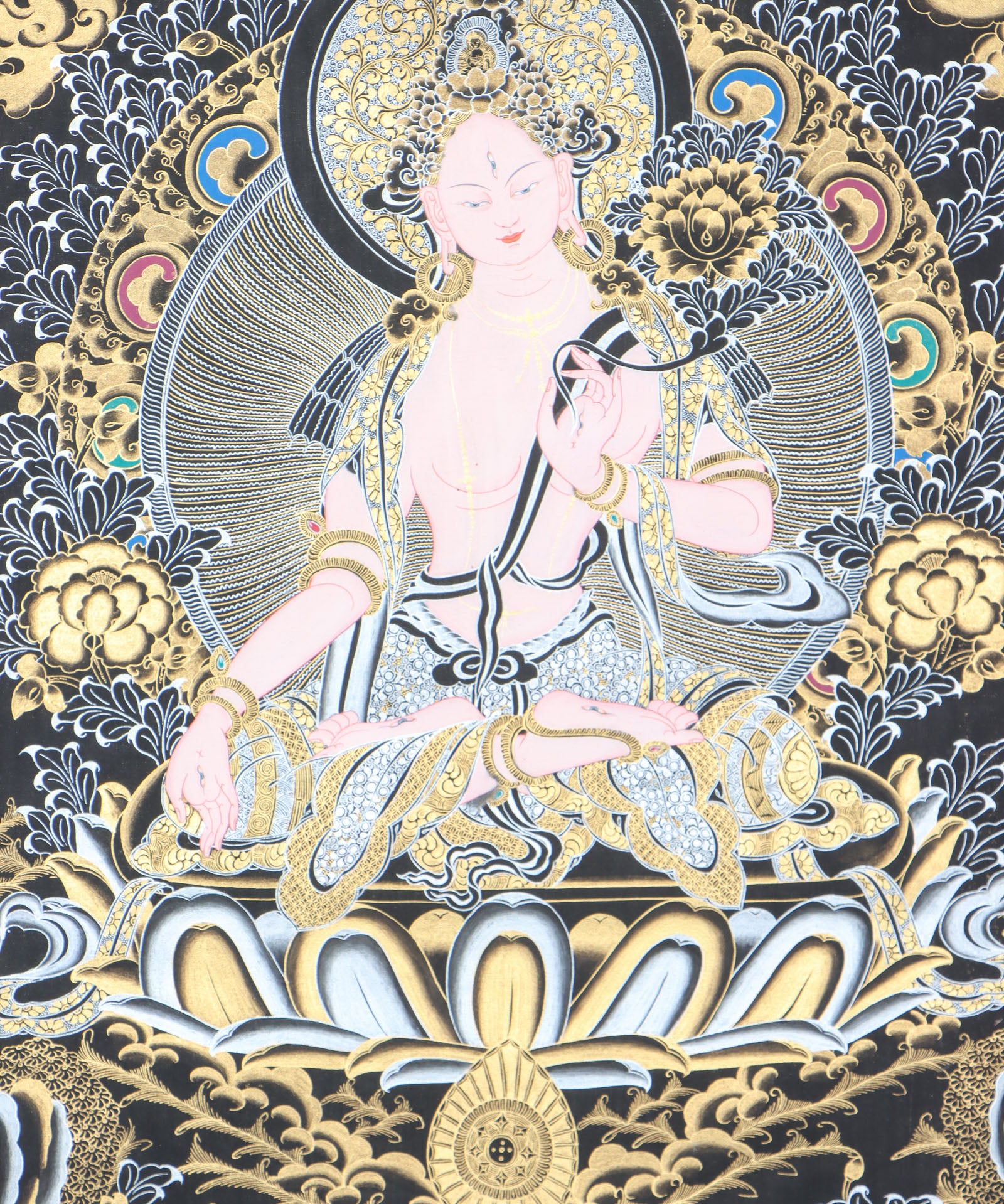 White Tara Thangka for guidance and blessings for long life.