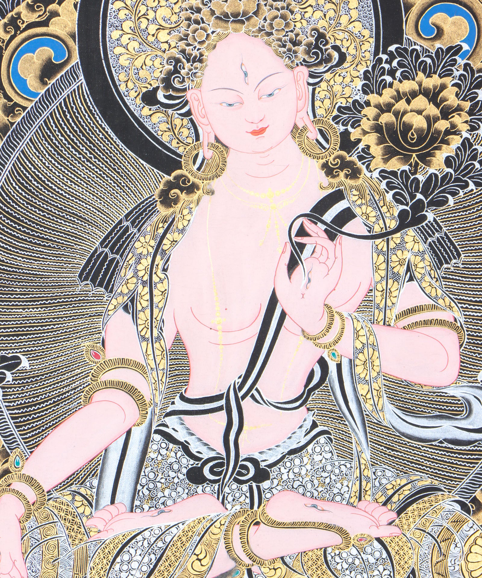 White Tara Thangka for guidance and blessings for long life.