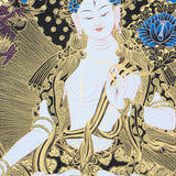 White Tara Thangka for wisdom and compassion.