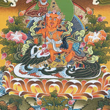 Singha Zambala Thangka Painting – Authentic Tibetan Art