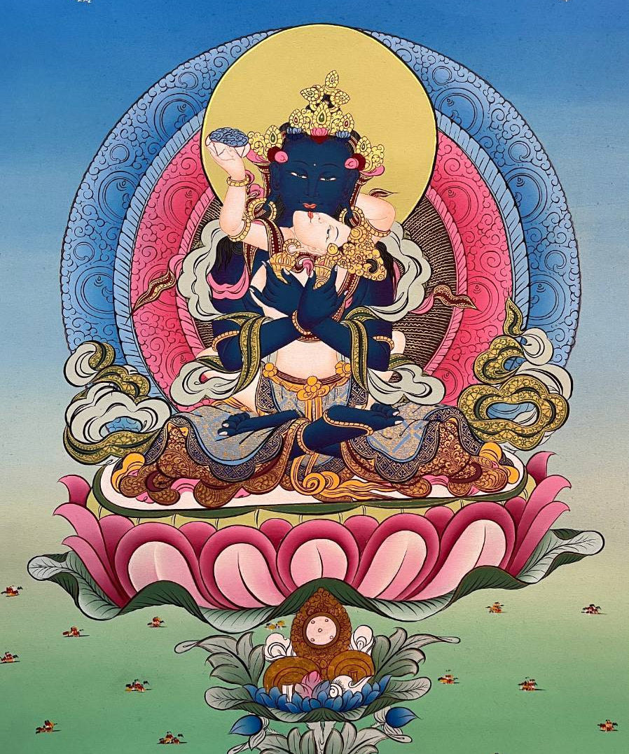 Vajradhara Shakti Thangka Painting