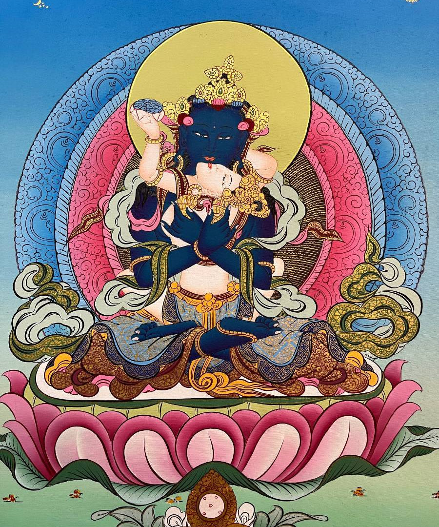 Vajradhara Shakti Thangka Painting