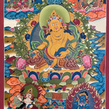 Zambala Thangka Painting - Buddhist Art