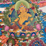 Zambala Thangka Painting - Buddhist Art