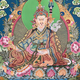 Guru Thanka Painting – Handcrafted Tibetan Buddhist Art