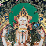 Chengrezi Thangka Painting – Authentic Tibetan Art 