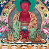 Amitabha Buddha Thangka  - Buddhist Painting