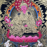 Guru Rinpoche Thangka - Handpainted Art