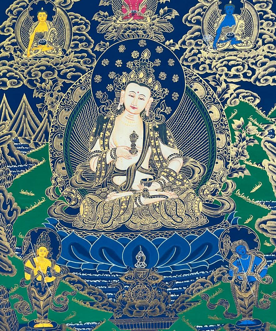 Vajrasattva Thangka - Tibetan Painting 