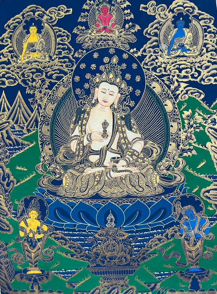 Vajrasattva Thangka - Tibetan Painting 