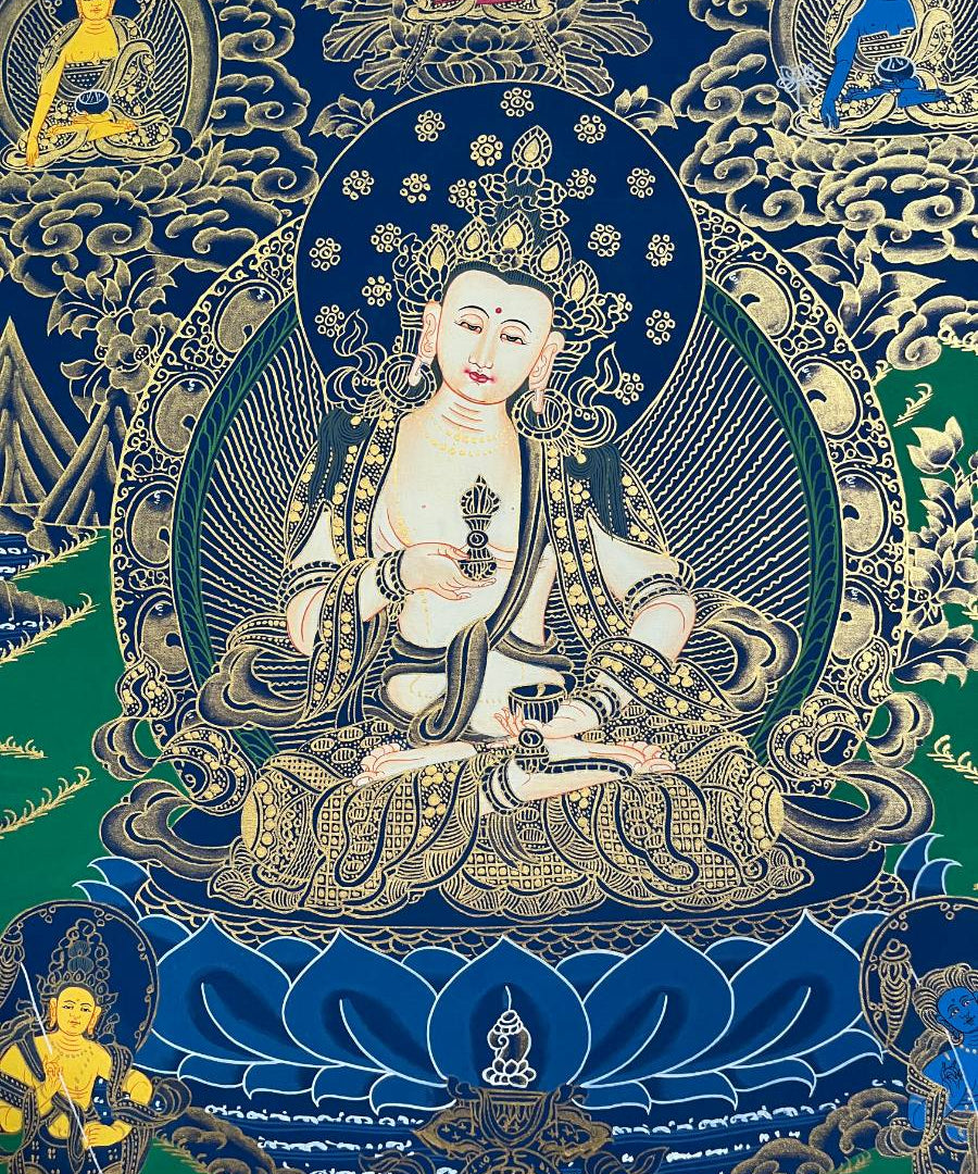 Vajrasattva Thangka - Tibetan Painting 