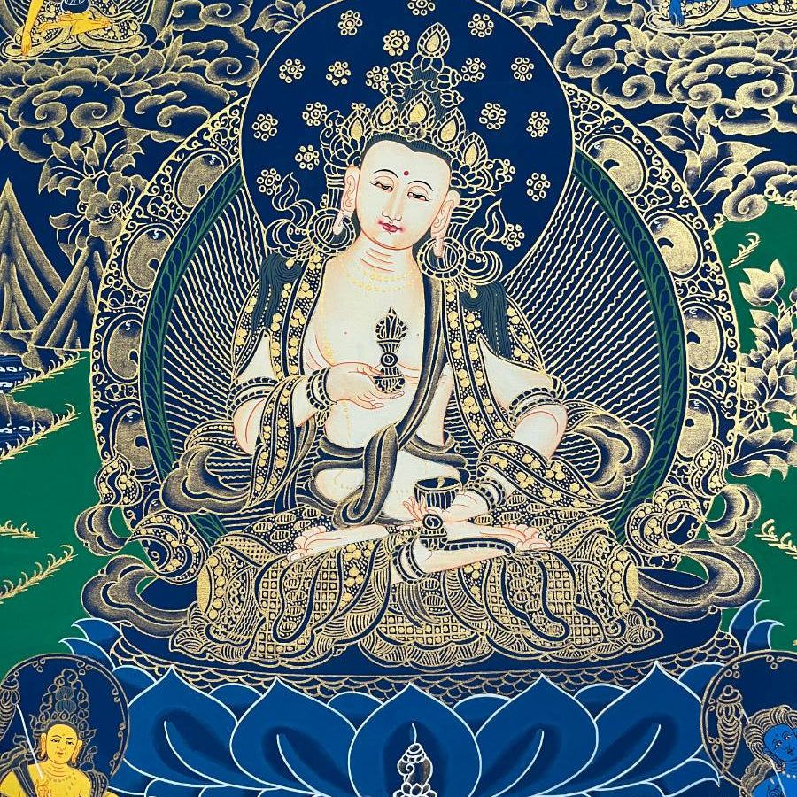 Vajrasattva Thangka - Tibetan Painting 