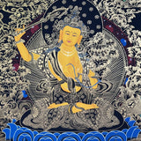 Manjushri Thangka - Tibetan Painting