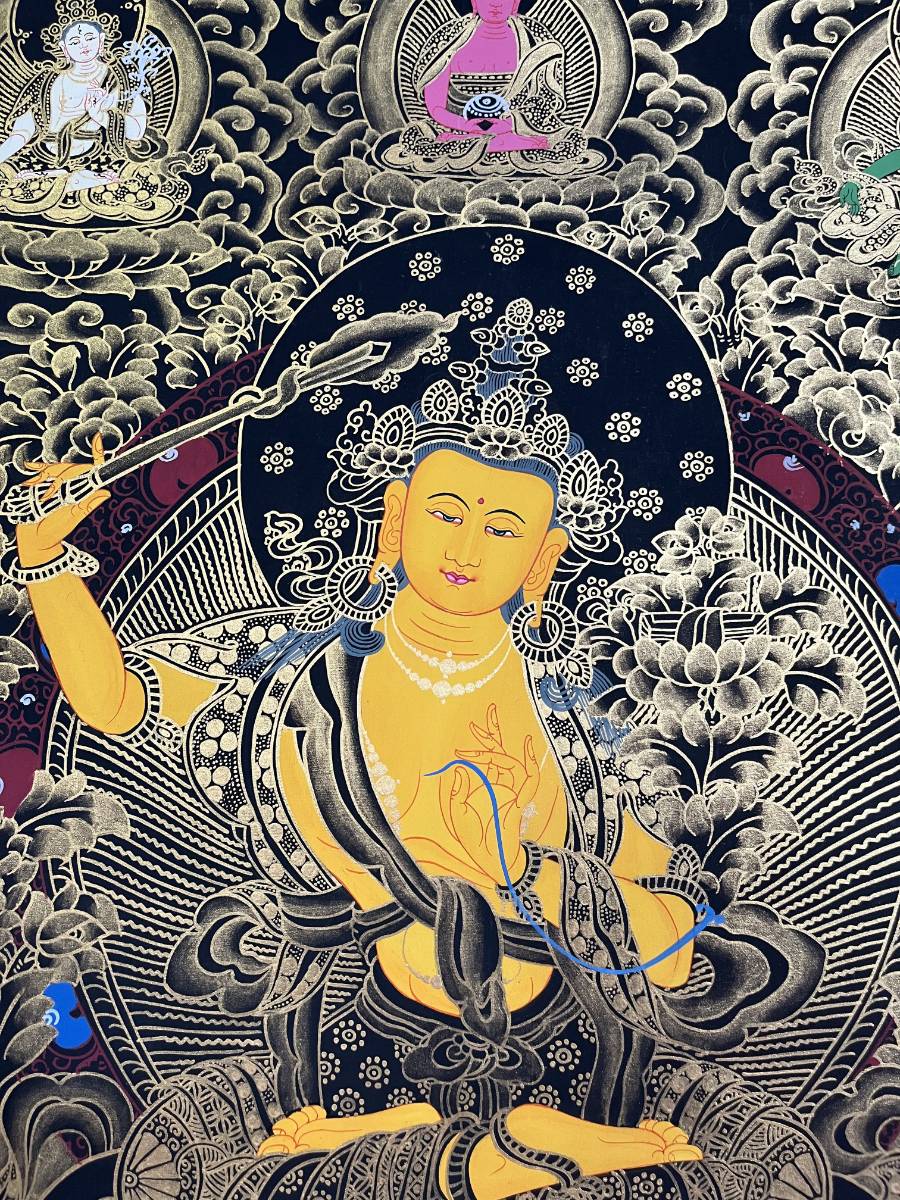 Manjushri Thangka - Tibetan Painting