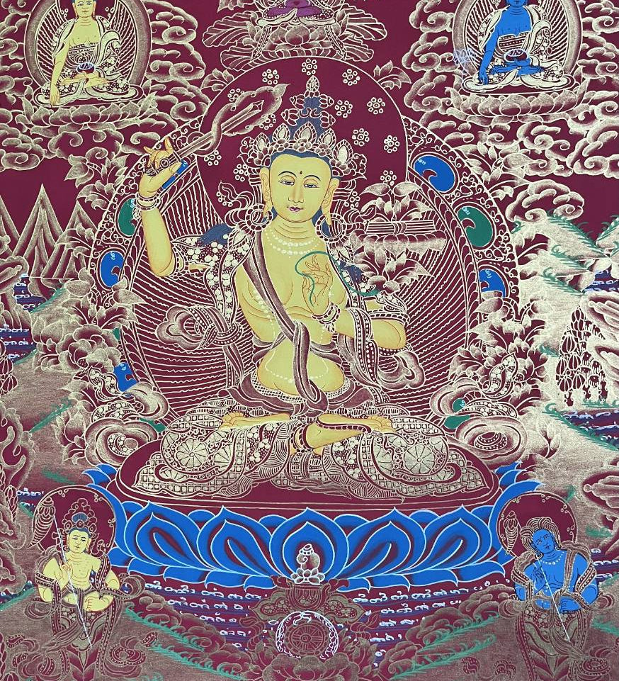 Manjushree Thangka - Tibetan Painting