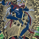 Lion face Thangka - Tibetan Painting