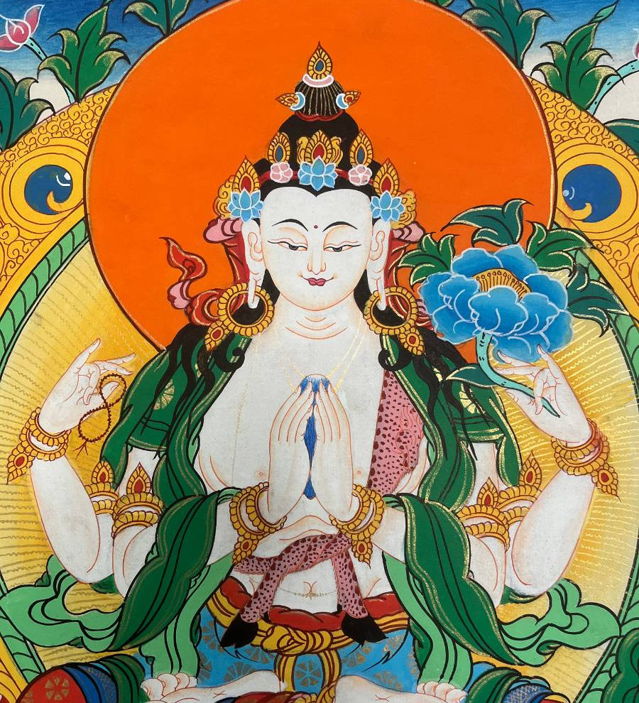 Chengresi Thangka Painting 