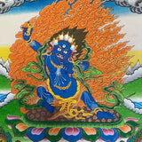 Vajrapani Thangka Painting - Wrathful deity.