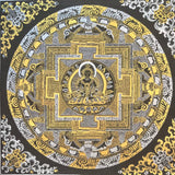 Amitayus Kalachakra Mandala Thangka for prayer and meditation.