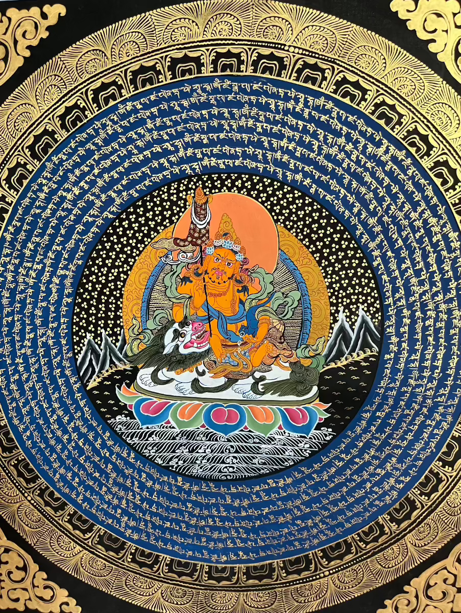 Zambala's Blessings: A Thangka of Abundance