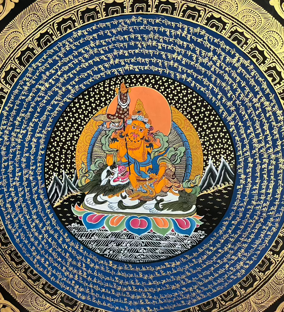 Zambala's Blessings: A Thangka of Abundance