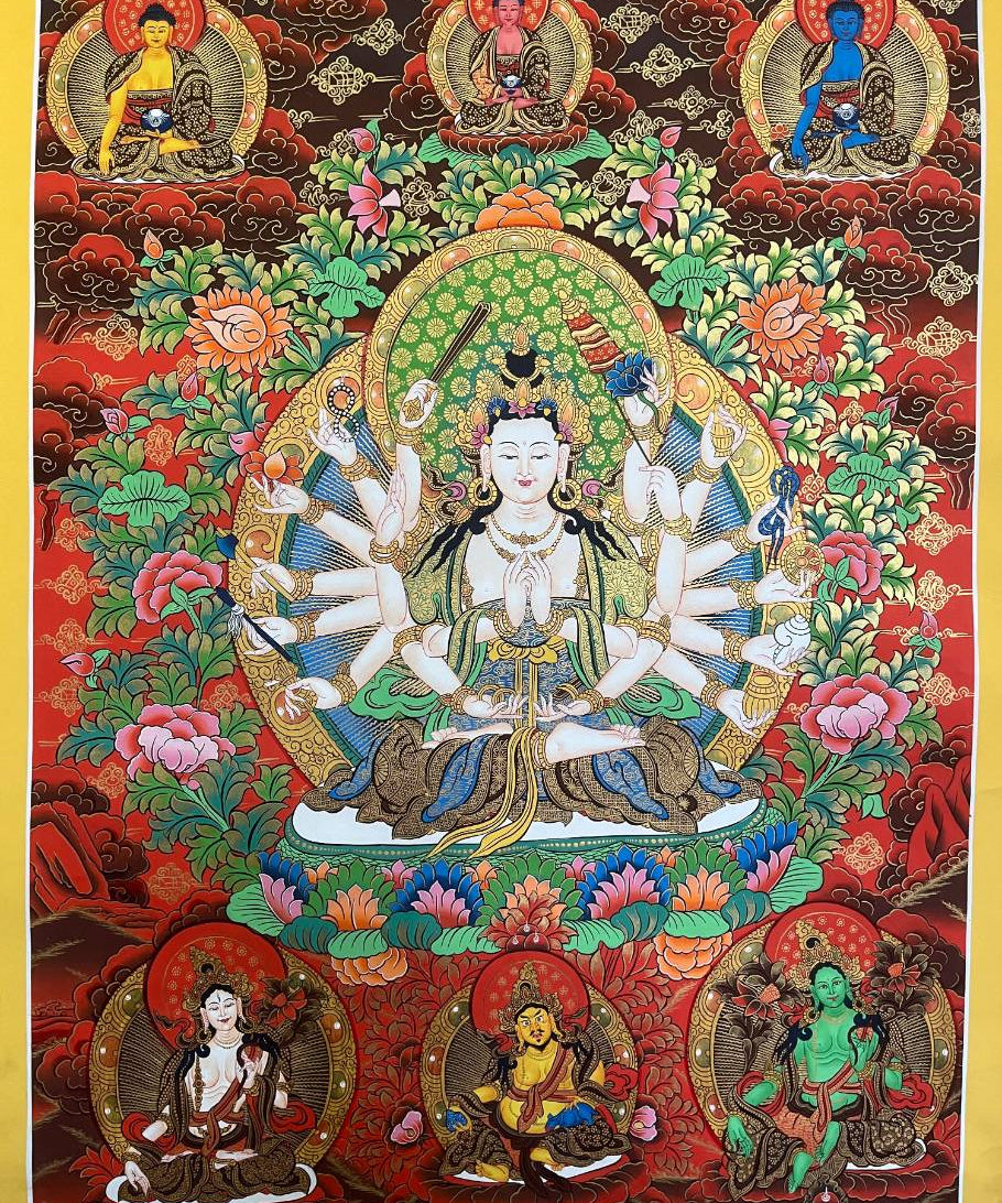  Chundi Thangka - Tibetan Painting