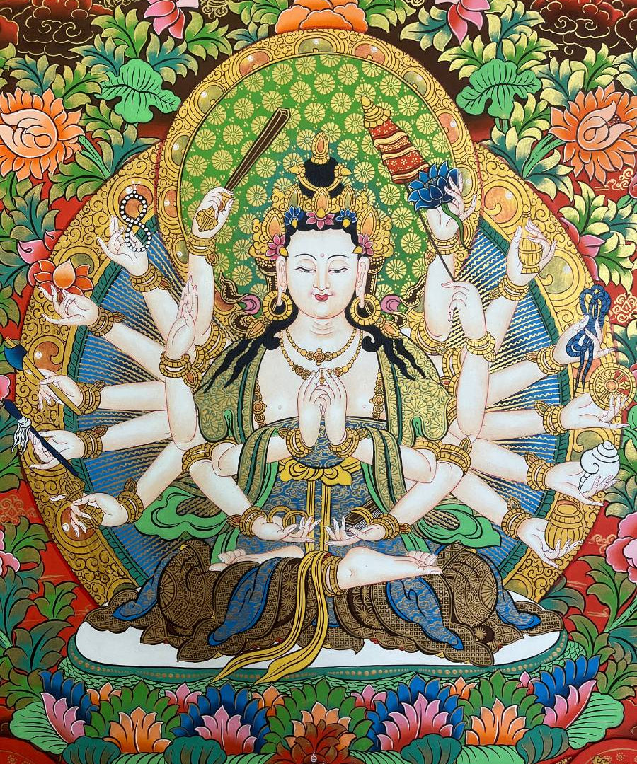  Chundi Thangka - Tibetan Painting