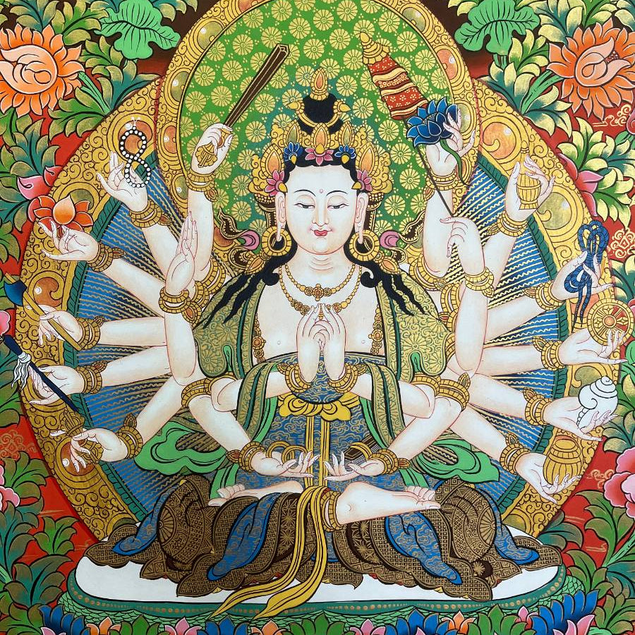  Chundi Thangka - Tibetan Painting