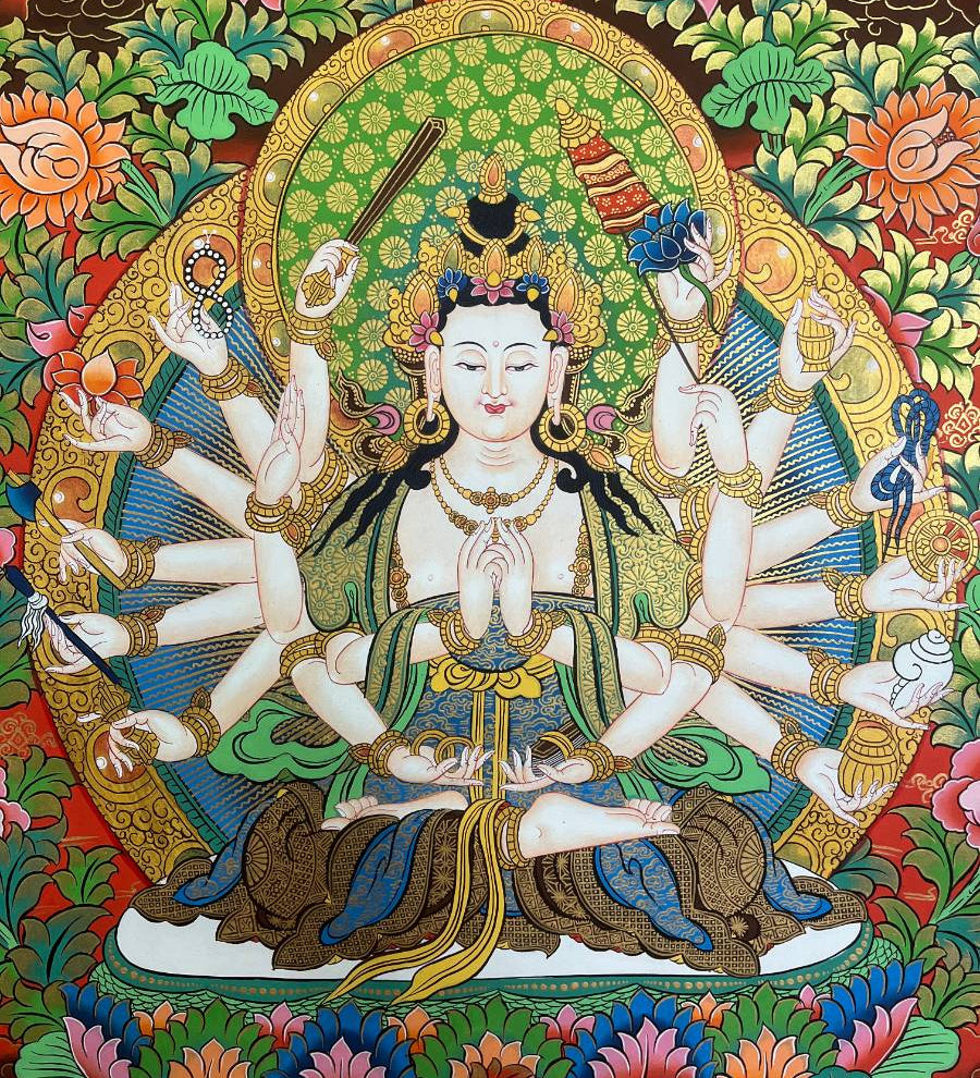  Chundi Thangka - Tibetan Painting