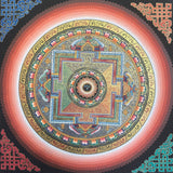 Round Mandala Thangka - Tibetan Painting