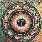 Round Mandala Thangka - Tibetan Painting