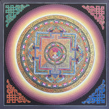 Round Mandala Thangka - Tibetan Painting