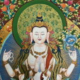 Chengresi Thangka Painting