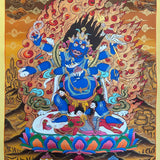 Mahakala Thangka Painting- Wrathful Deity