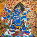 Mahakala Thangka Painting-Wrathful Deity