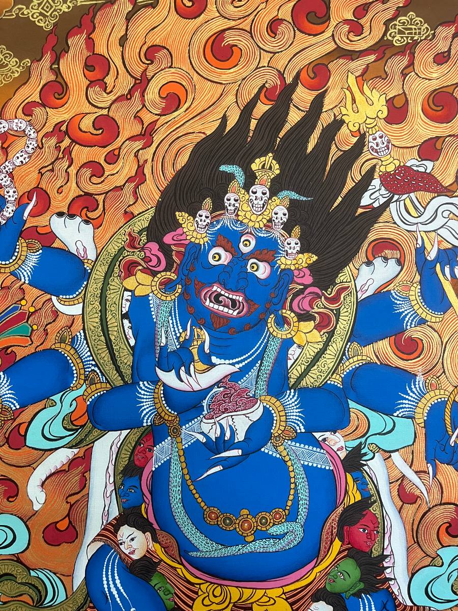 Mahakala Thangka Painting- Wrathful Deity